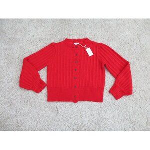 Women's red Cardigan